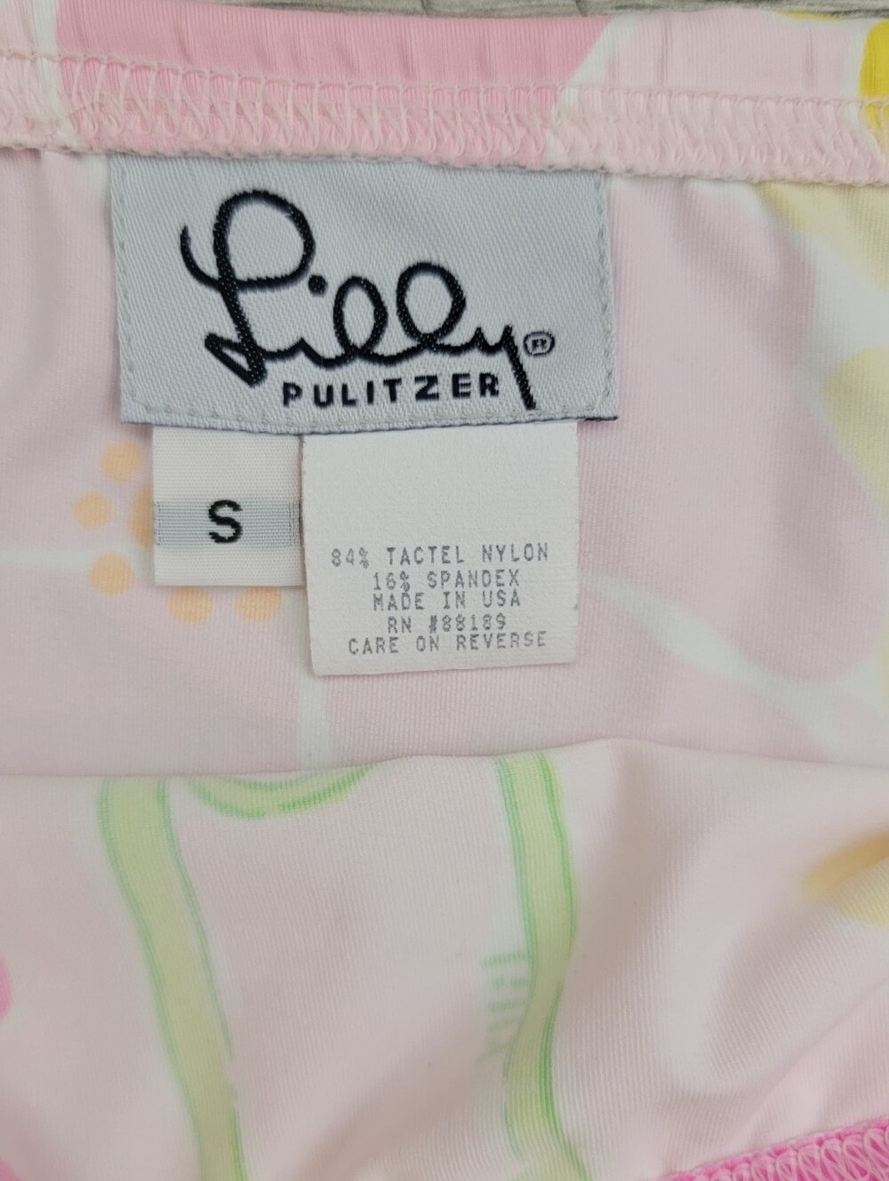Lilly Pulitzer White Label Sweet Sally wrap swim skirt, size S rare print - Picture 5 of 8